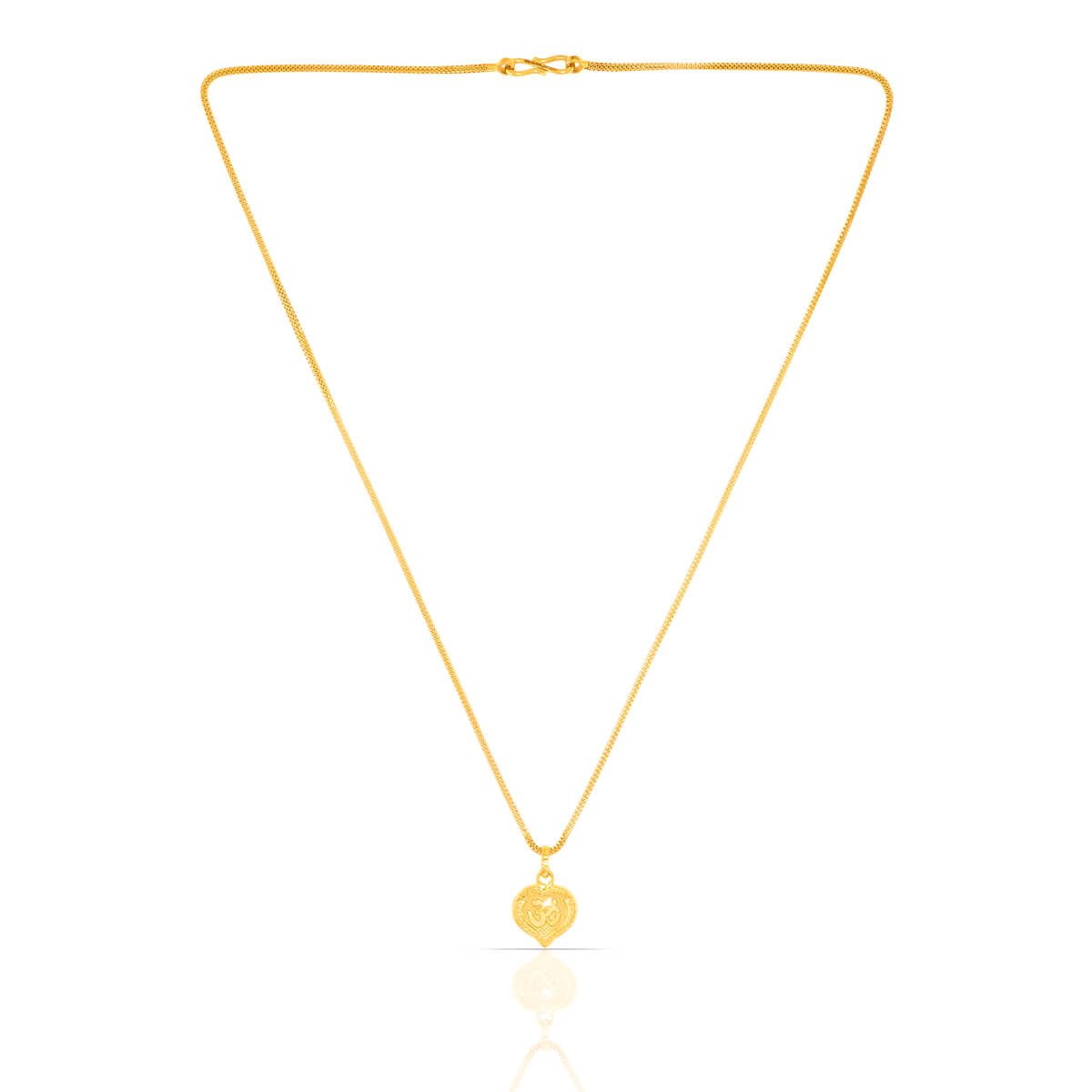 Elegant Om Pendant with Kids Gold Chain