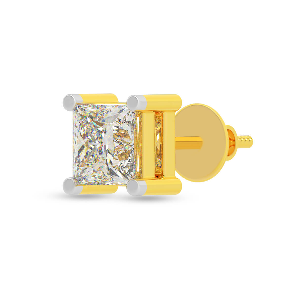 Splendour Shine Men Gold Studs