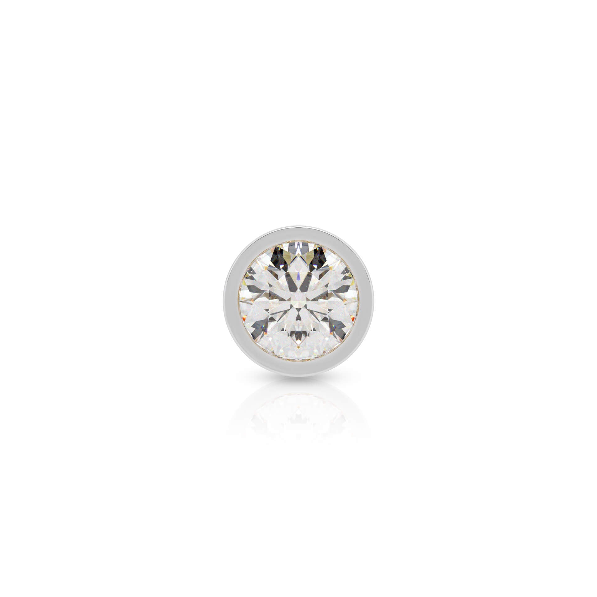 Bold Brilliance Men Gold Studs