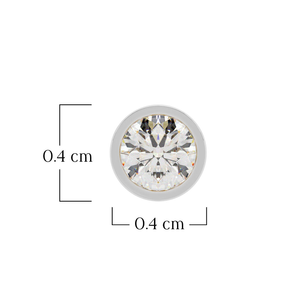 Bold Brilliance Men Gold Studs
