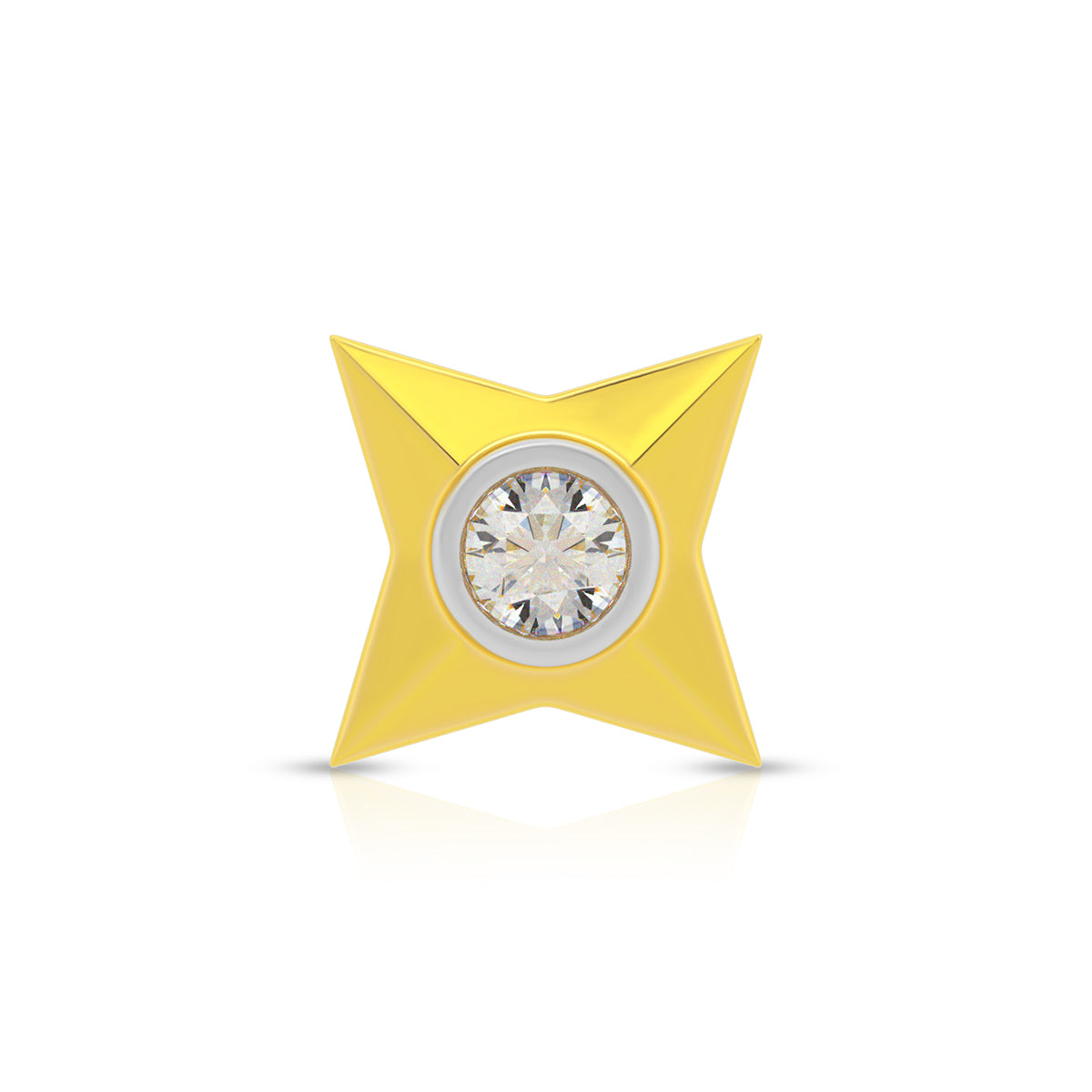 Starlit 18K Gold Studs for Men
