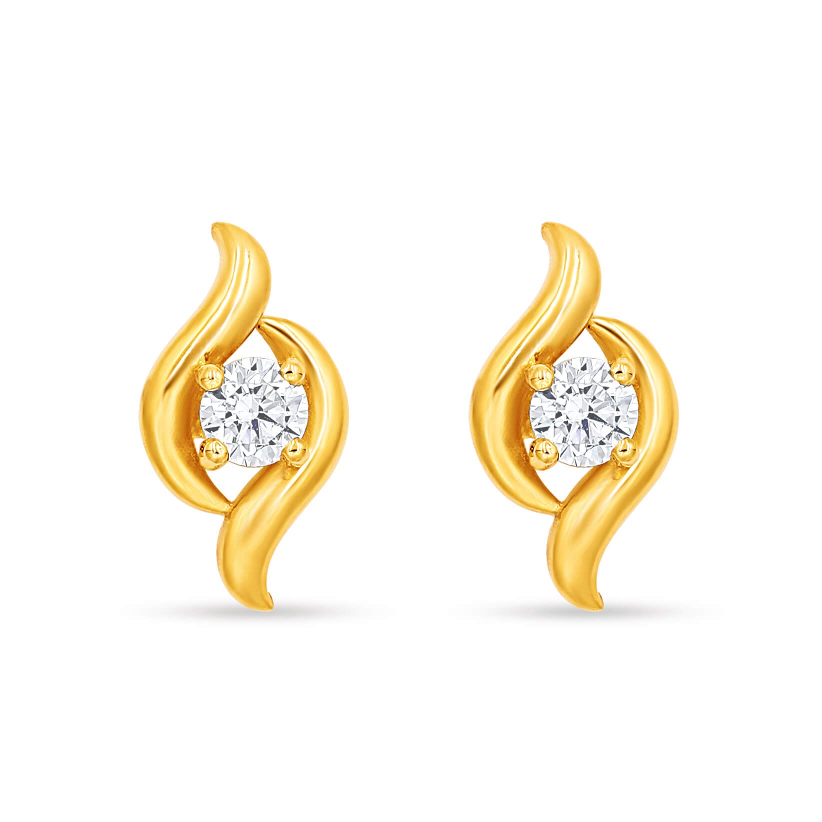 Eternal Shine 22K Gold Studs