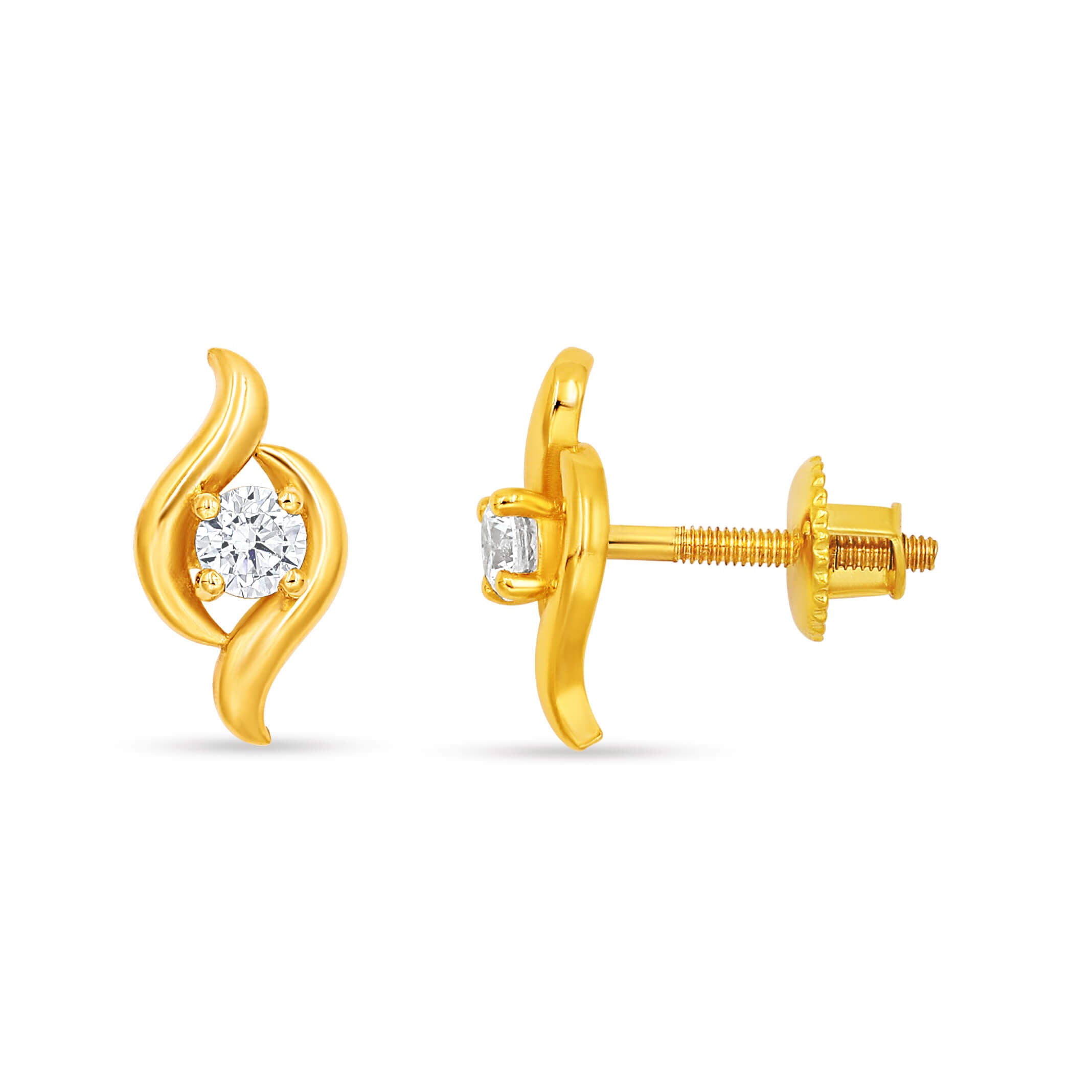 Eternal Shine 22K Gold Studs
