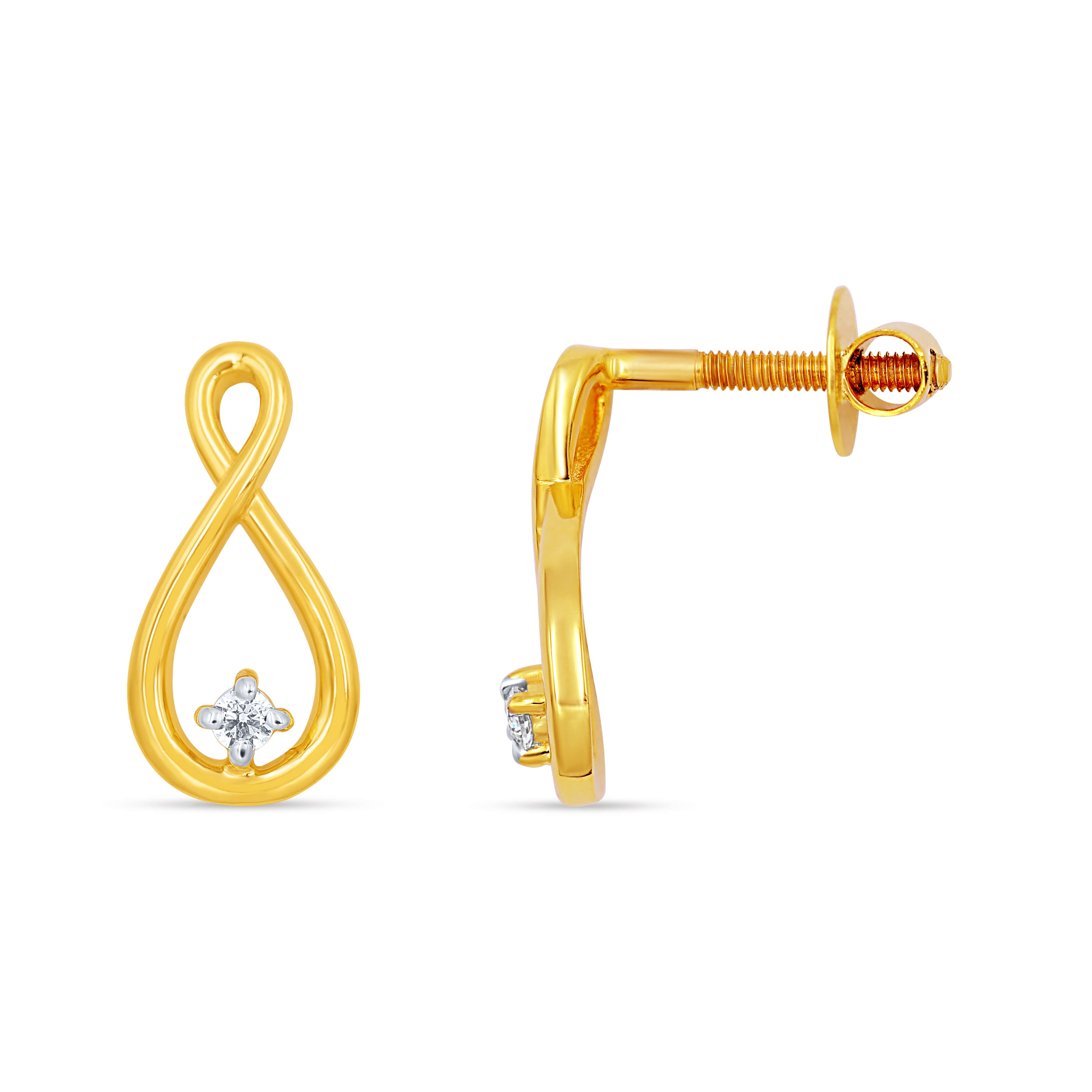 Dawn Dew Glow Gold Studs