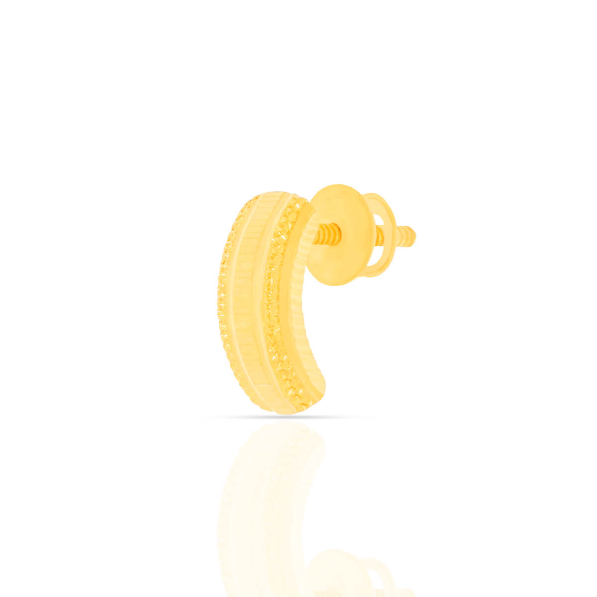 22K Subtle and Minimal Gold Hoops