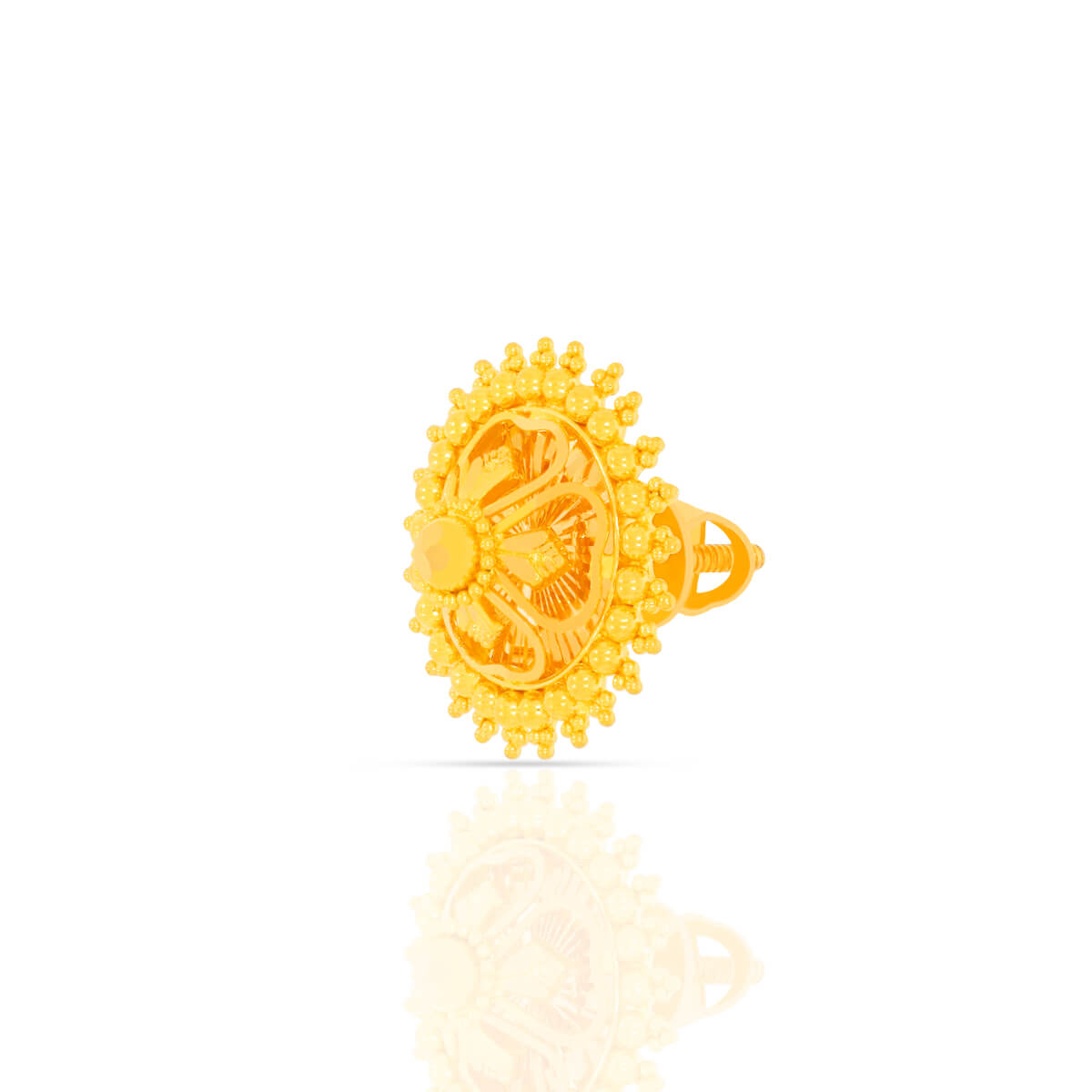 Sunbeam Radiance Gold Studs for Women