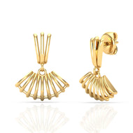 Vibrant Elegance 18K Gold Danglers