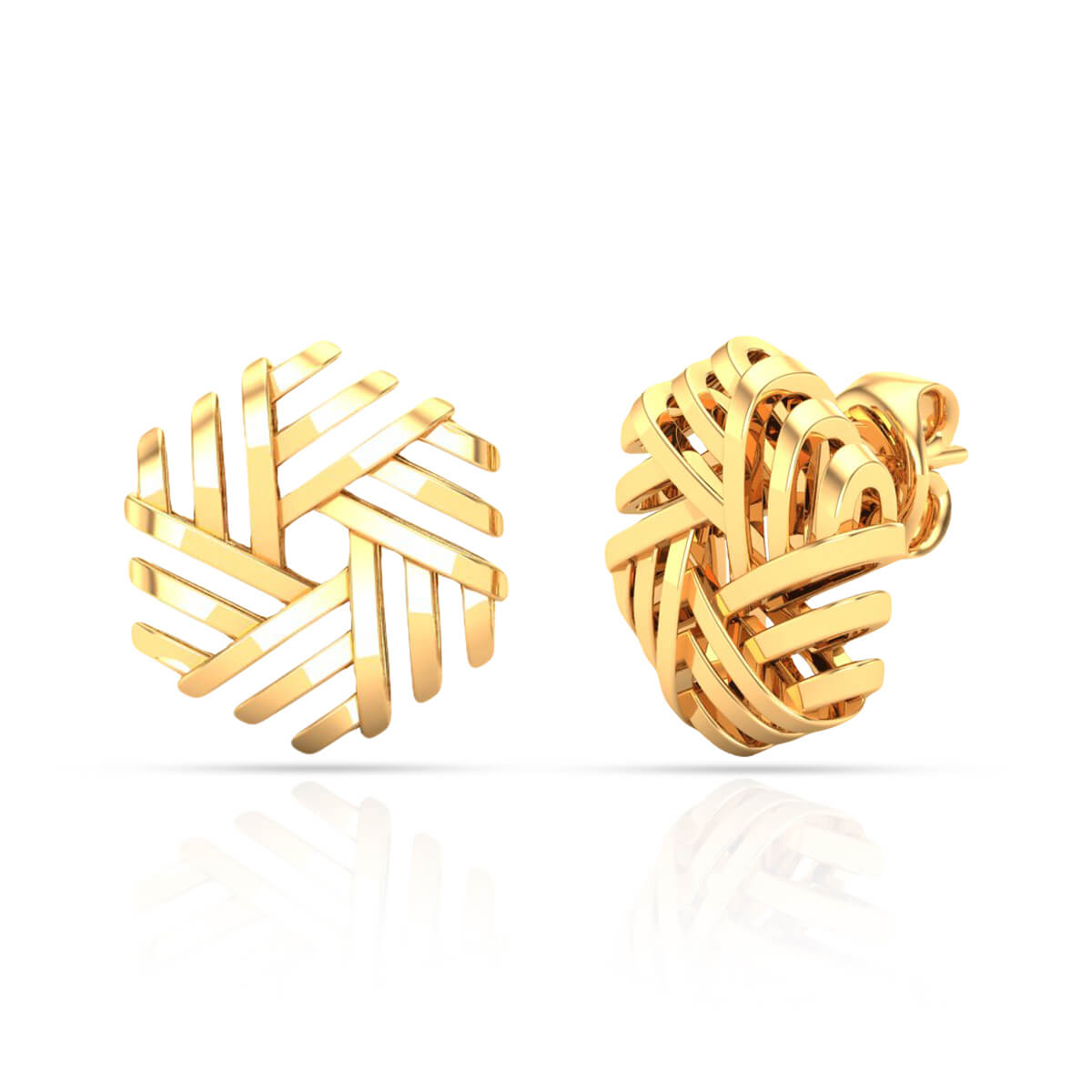 22K Gold Hoop Earrings For a Graceful Charm
