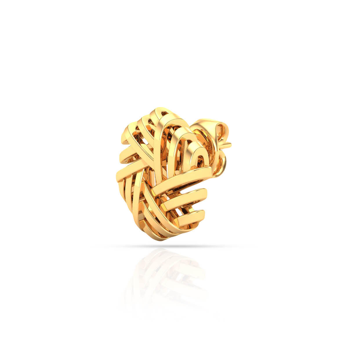 22K Gold Hoop Earrings For a Graceful Charm