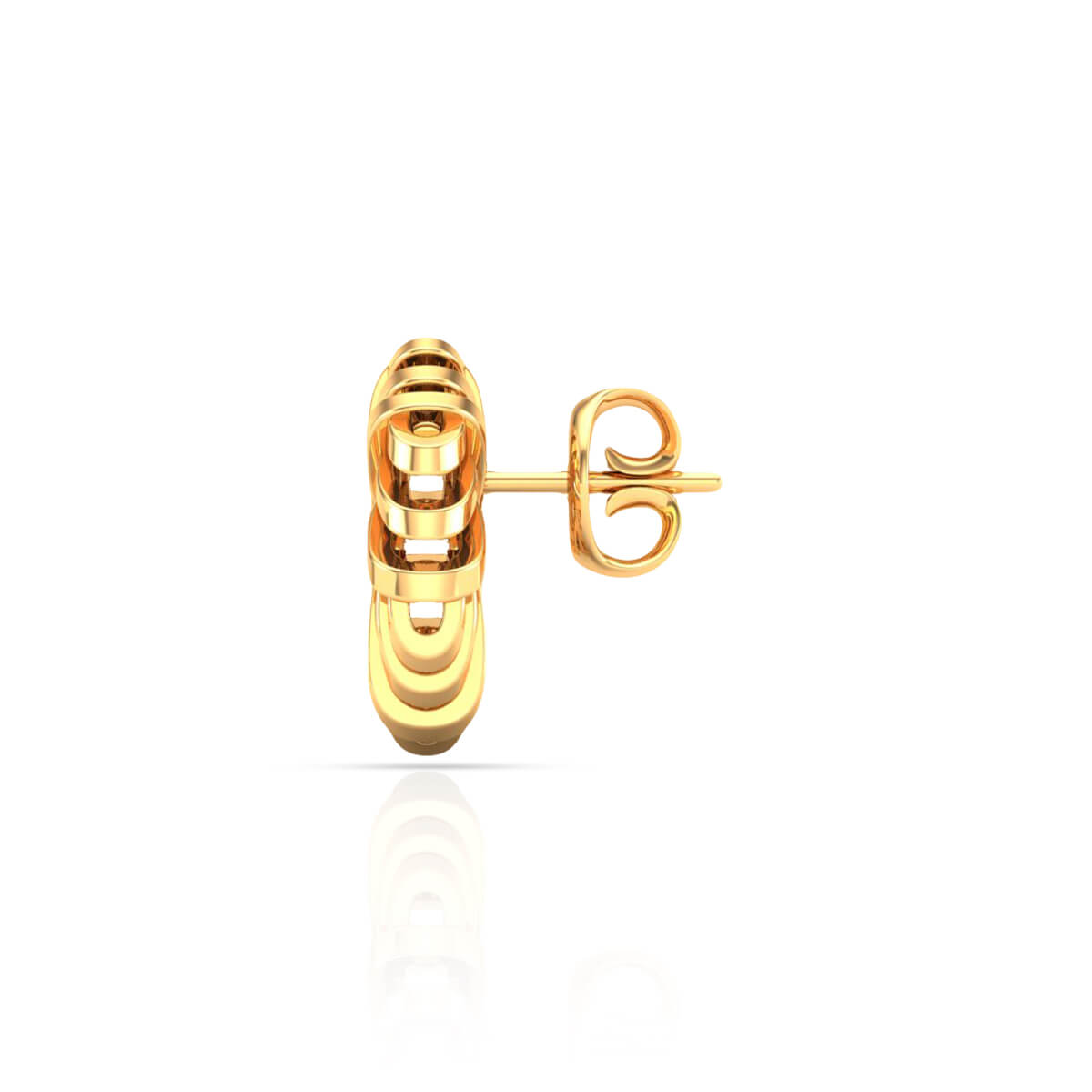 22K Gold Hoop Earrings For a Graceful Charm