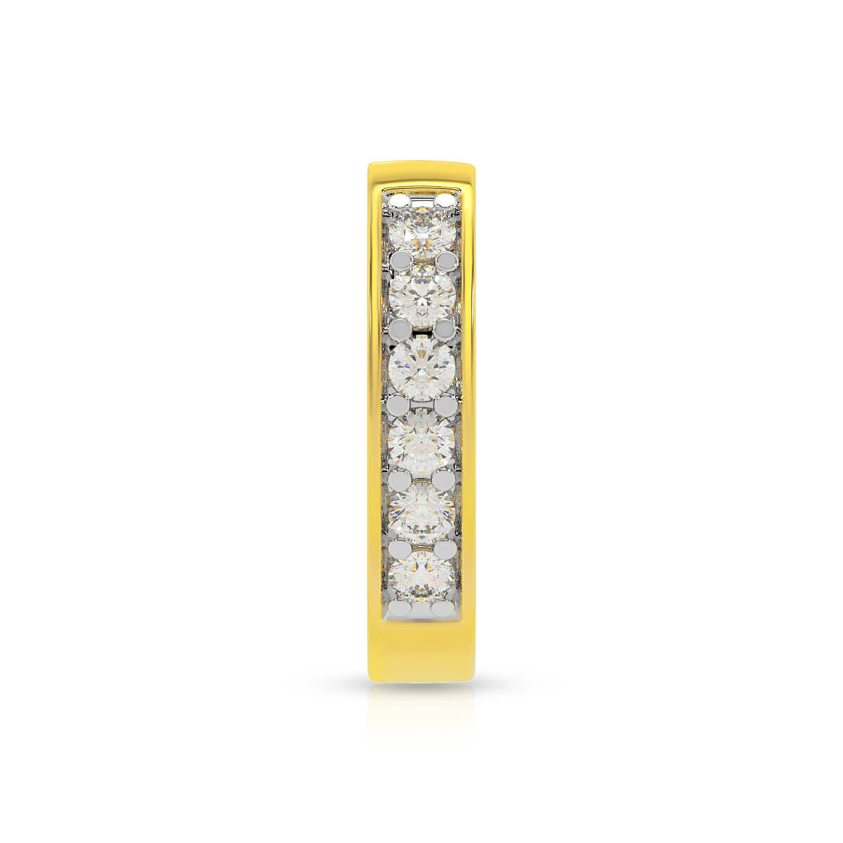 Dazzling Aura Gold Studs for Men