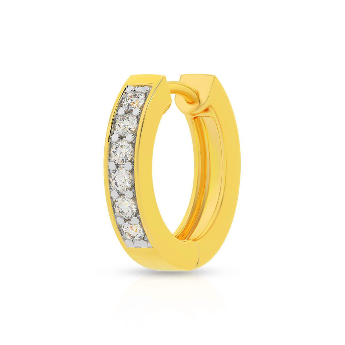Dazzling Aura Gold Studs for Men