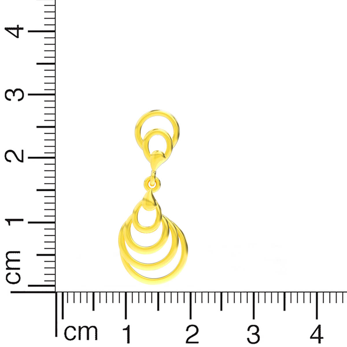 Forever Graceful 18K Gold Danglers