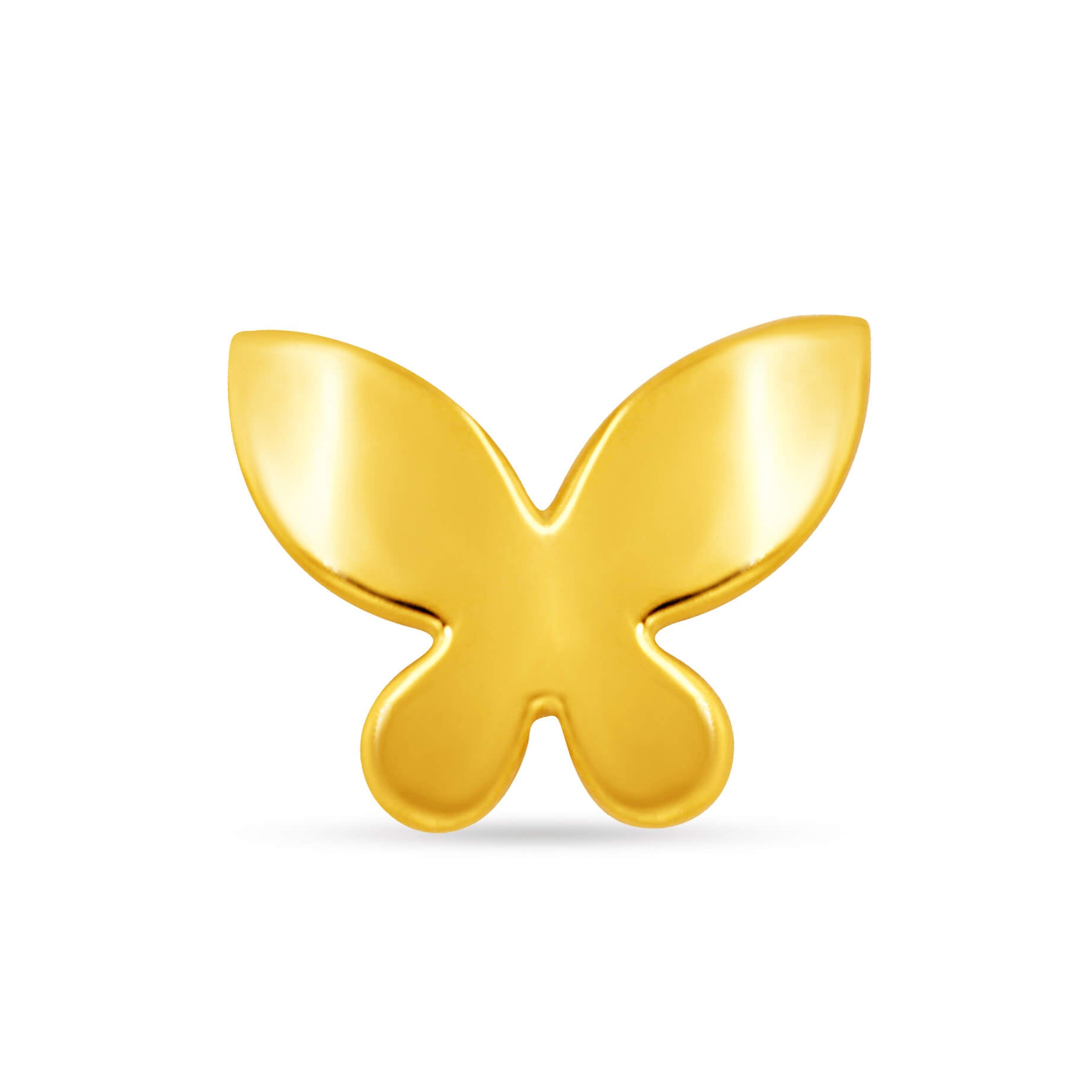 Captivating Gold Butterfly Stud Earrings