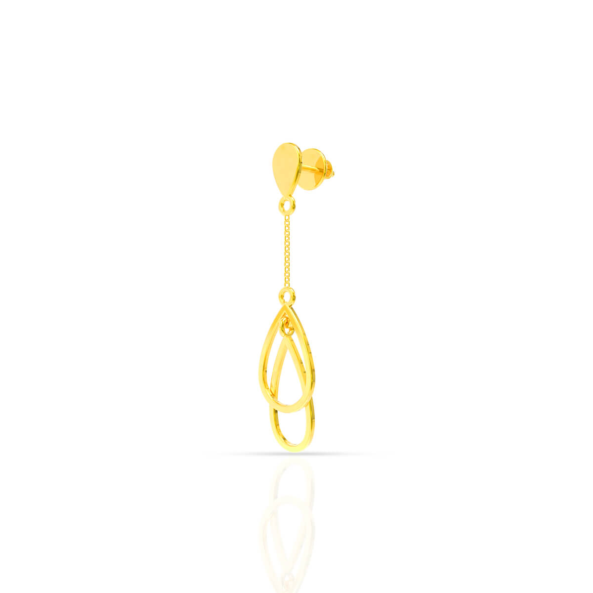 Sleek Elegance 18K Danglers