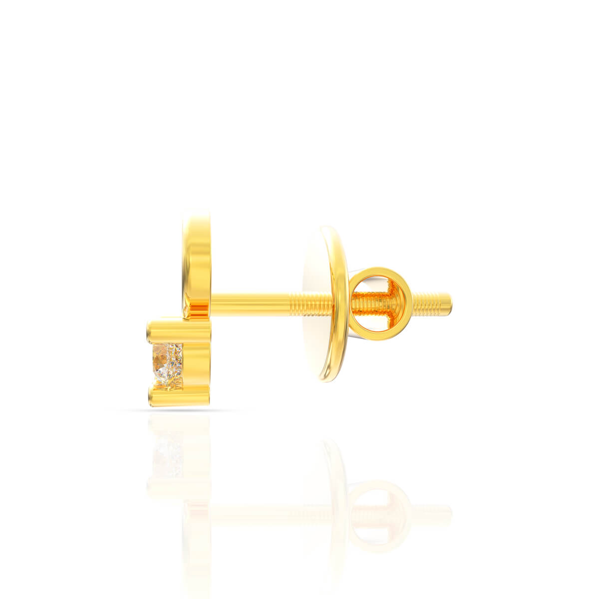 Dazzling Elegant 22K Gold Studs