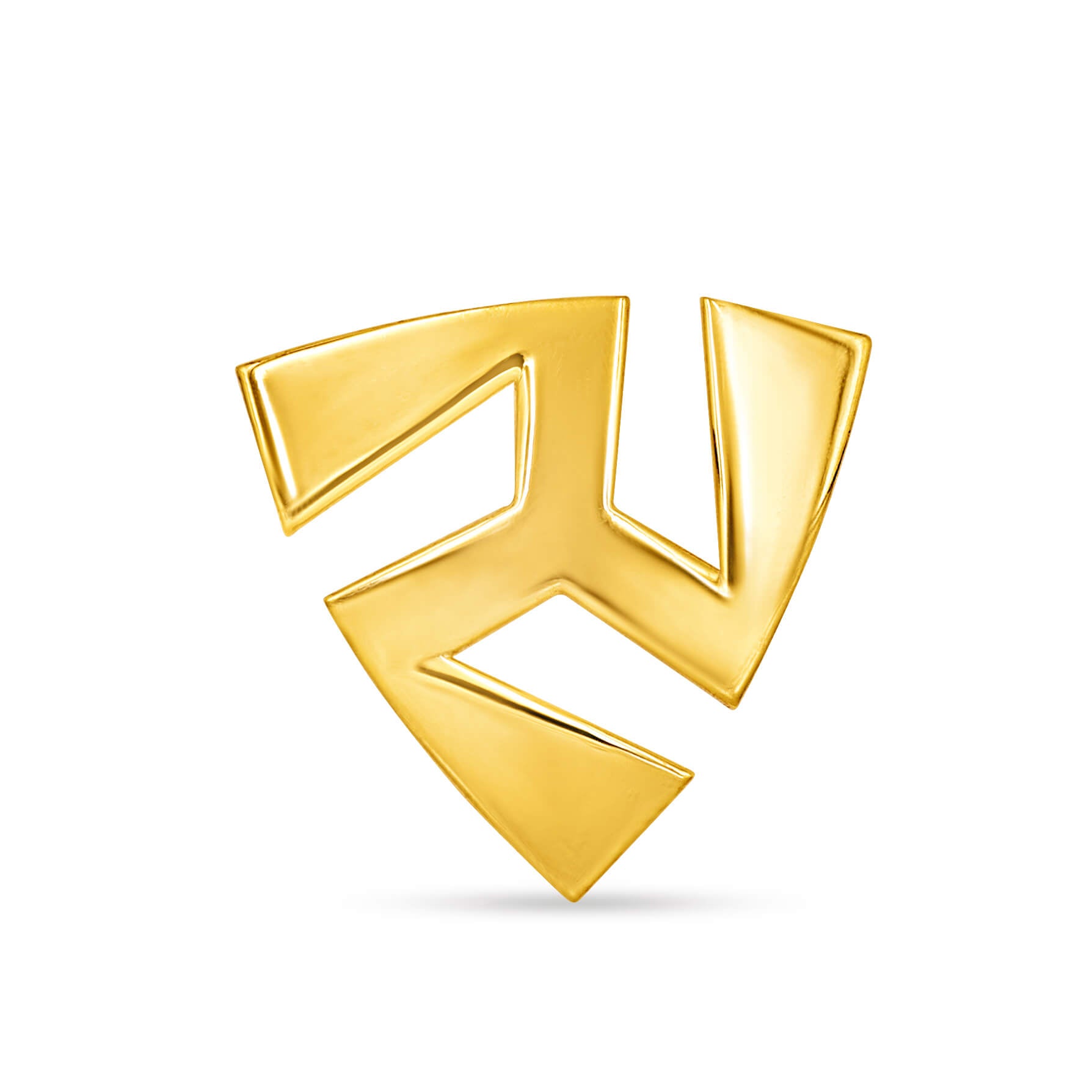Modest and Shiny 18K Gold Studs