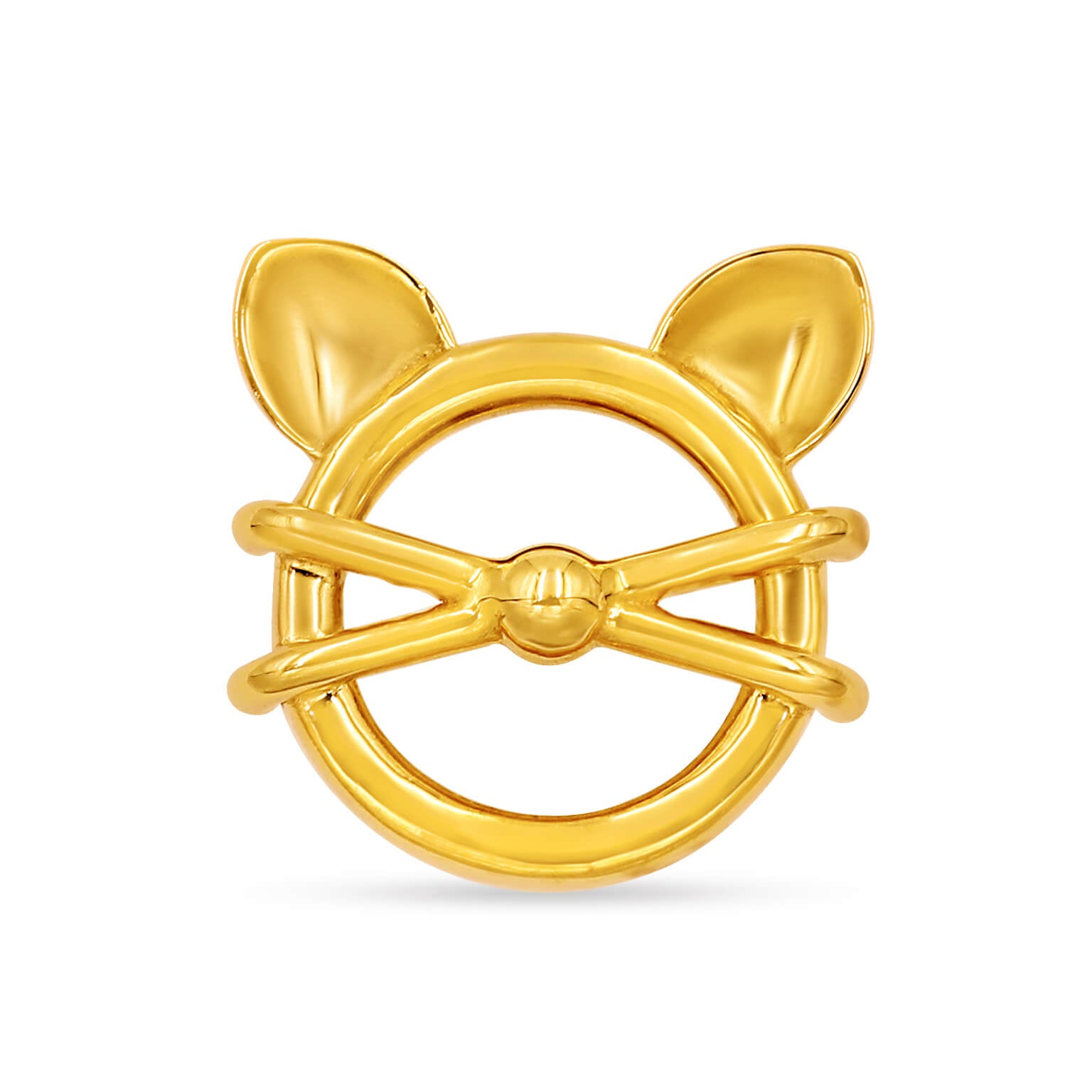 Helllo Kitty Charm Gold Studs
