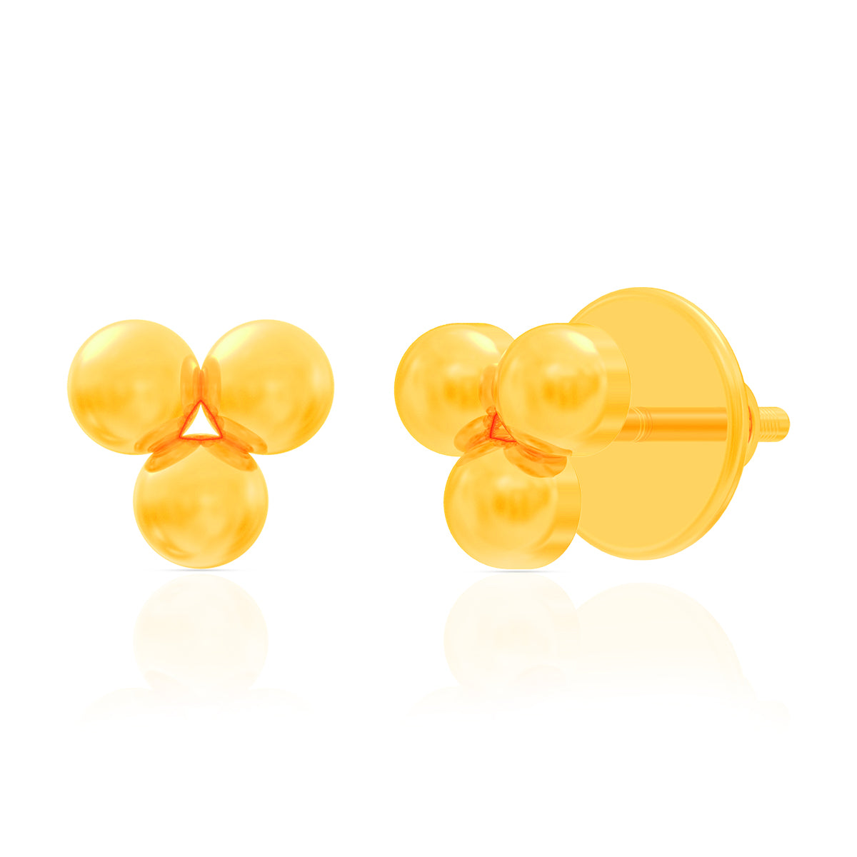 Daily Glow 22K Gold Studs