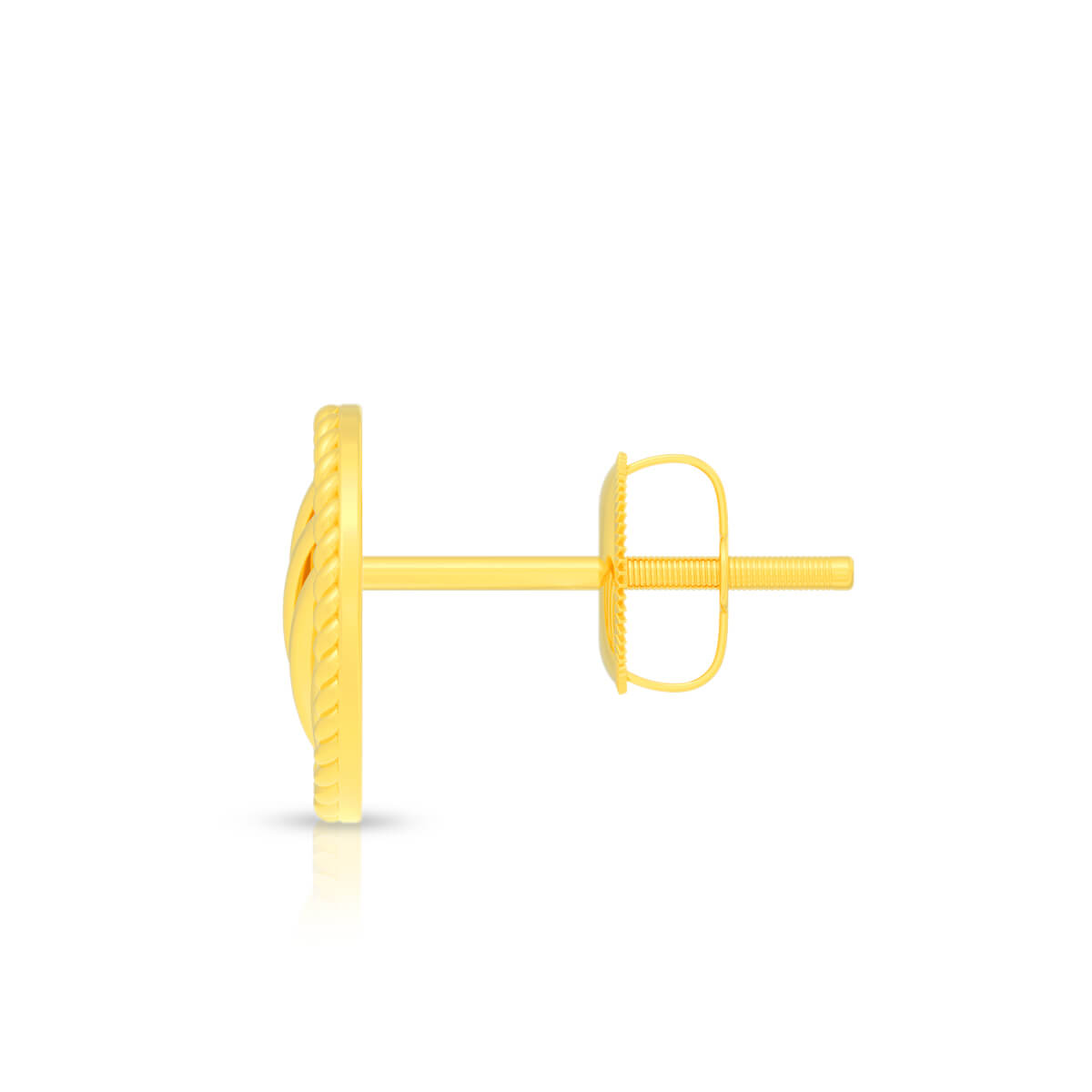 Glorious Gleaming Orb 22K Gold Studs
