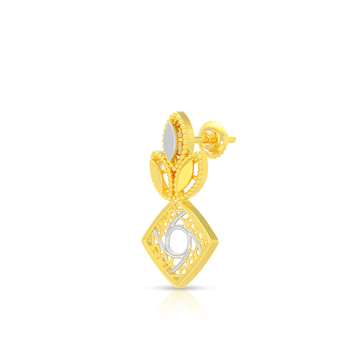 Alluring Shine 22K Gold Studs