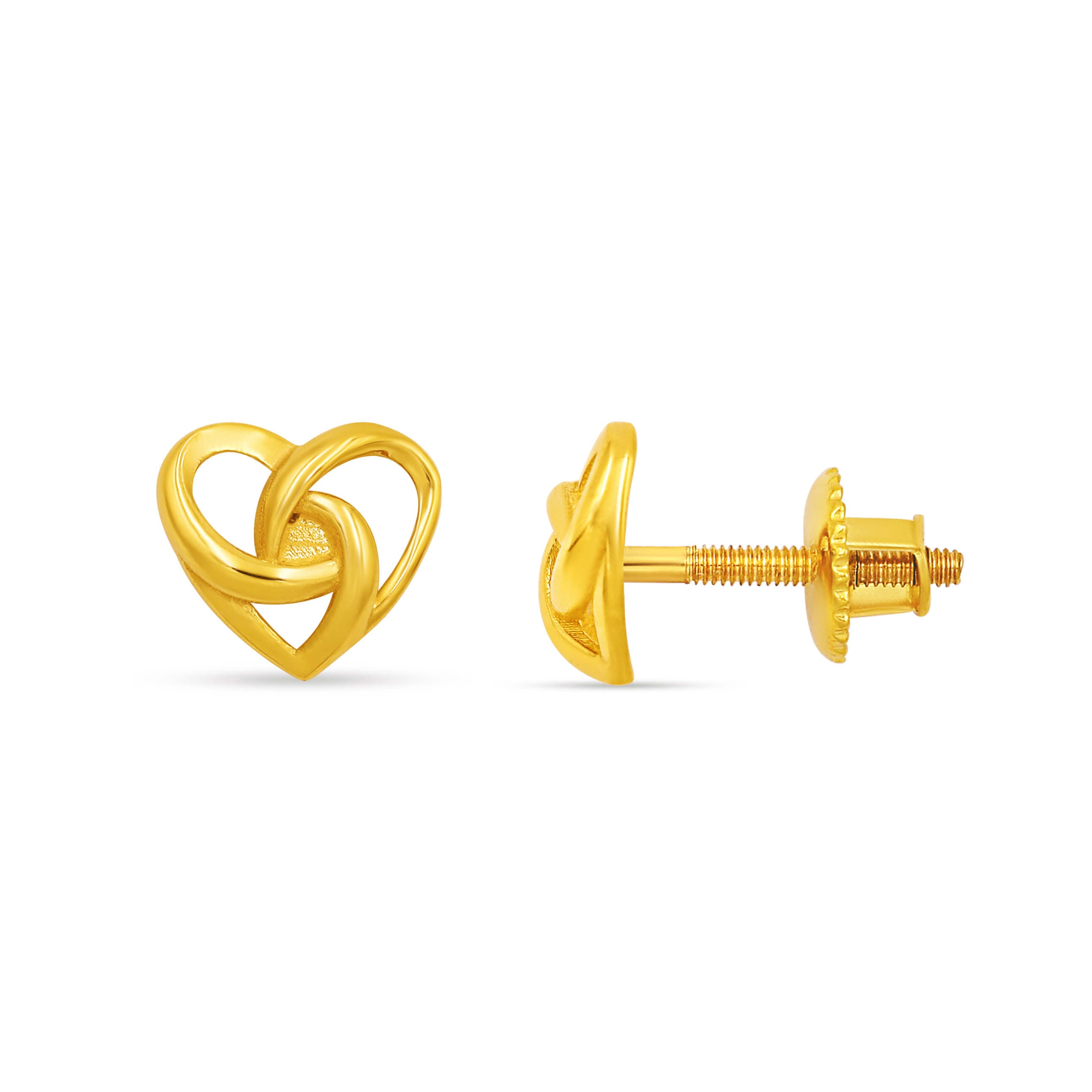 Quiet Promise 22K Gold Studs