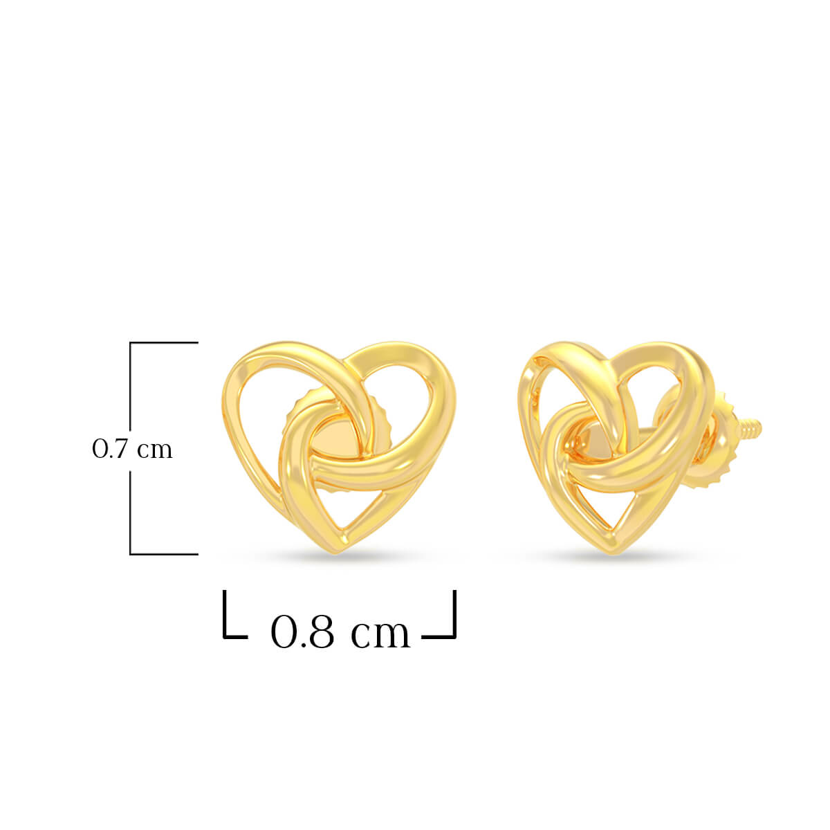 Quiet Promise 22K Gold Studs
