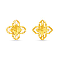 Garden Blossom 18K Gold Studs