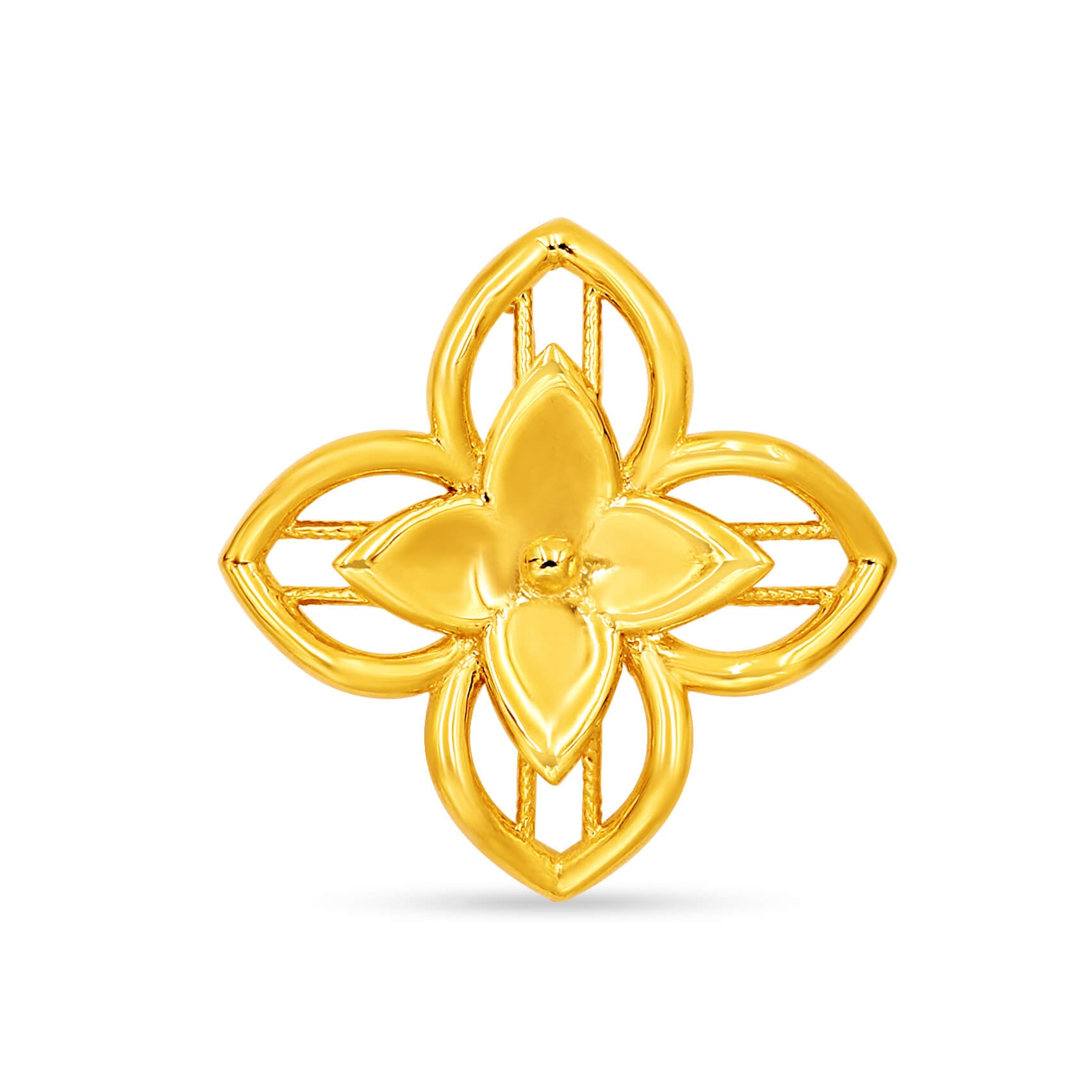 Garden Blossom 18K Gold Studs