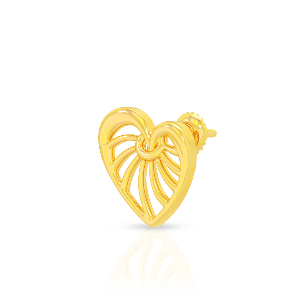 Intertwined Love 22K Gold Studs