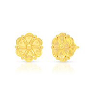 Exquisite Blossom Beam 22K Gold Studs