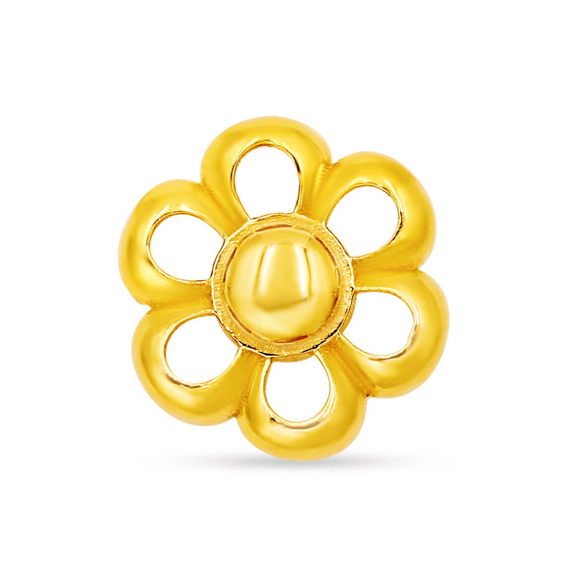 Modest Flora Shine 22K Gold Studs