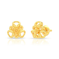 Exclusive Flora Beam 22K Gold Studs