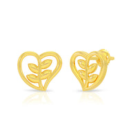 Lush Love 22K Gold Studs