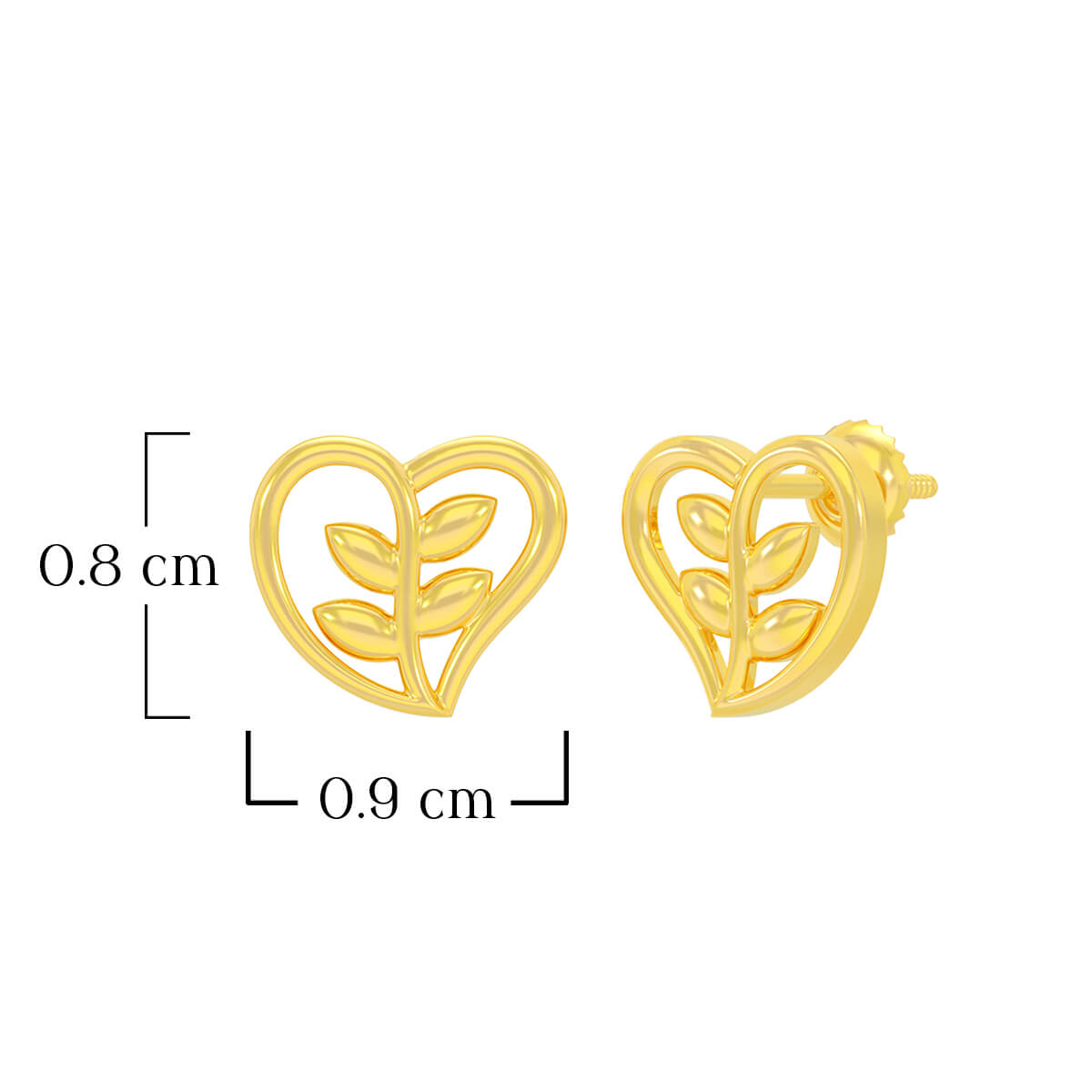 Lush Love 22K Gold Studs