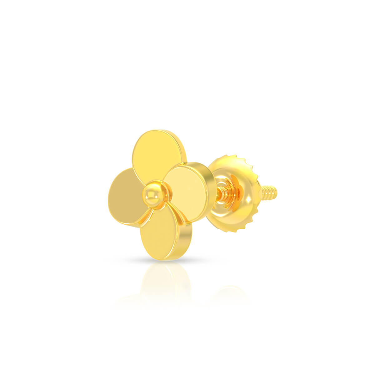 Blossom Beam 22K Gold Studs