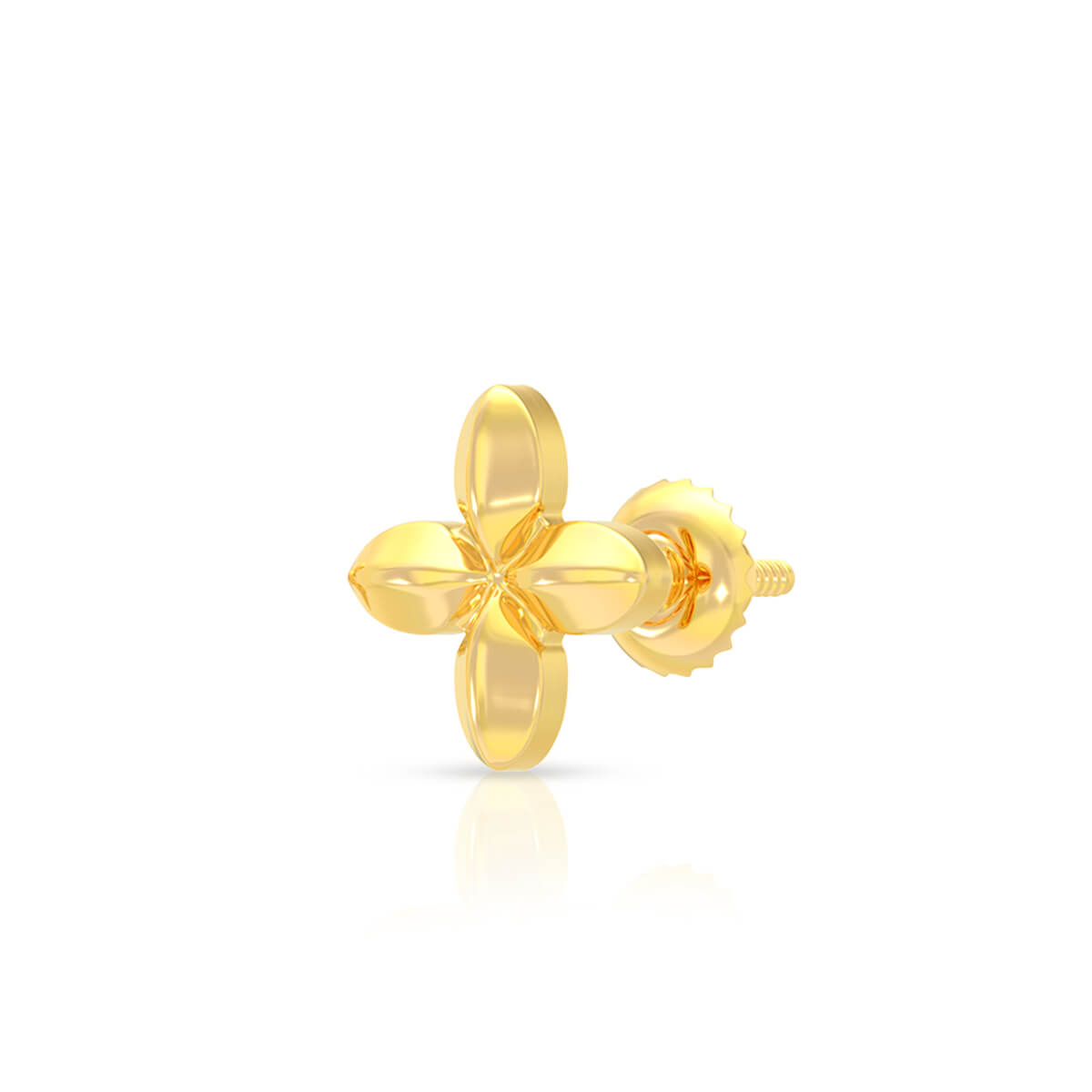 Blooming Beam 22K Gold Studs