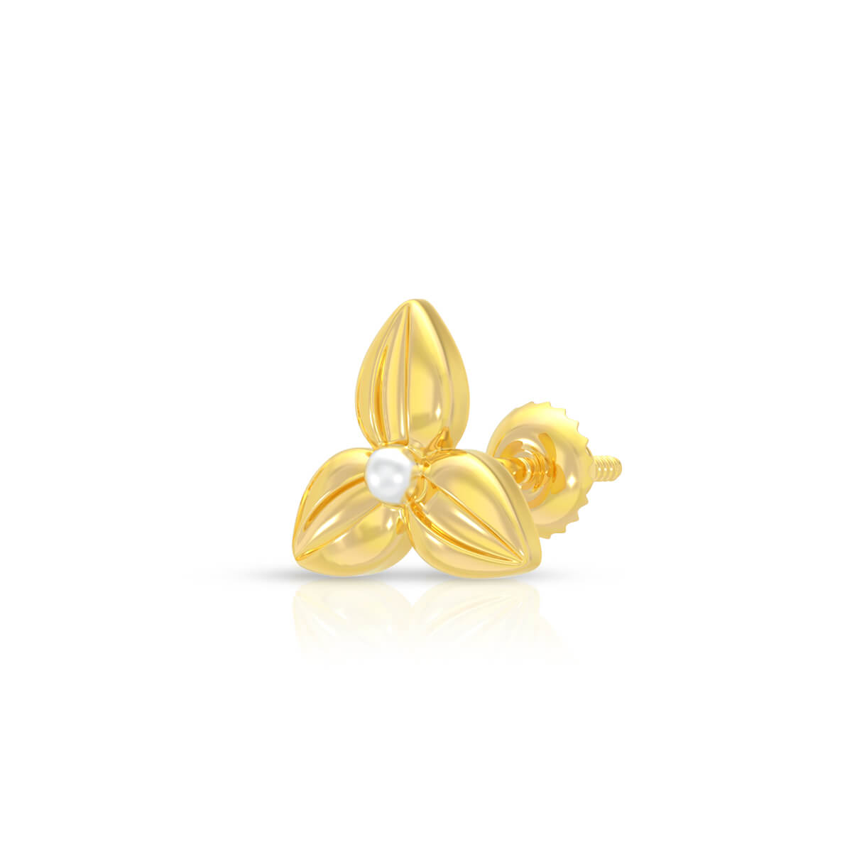 Meadow Twist 22K Gold Studs