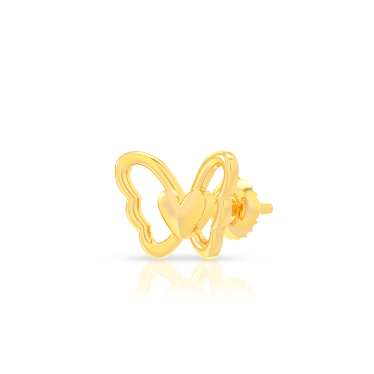Butterfly Glory 22K Gold Studs