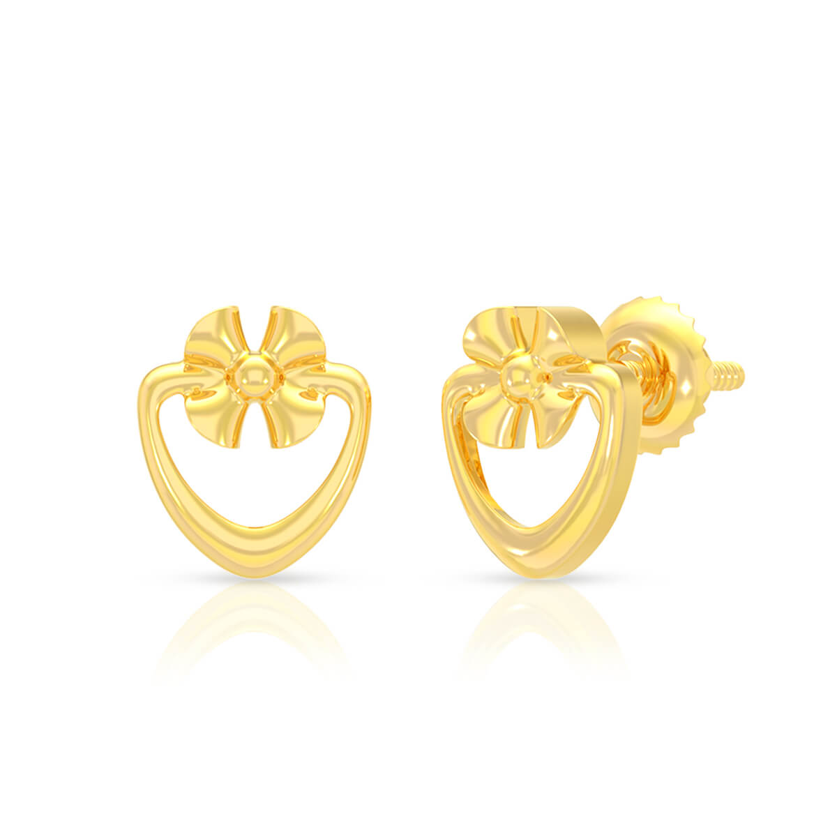 Glorious Bloom 22K Gold Studs