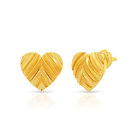 Amiable Lustre 22K Gold Studs