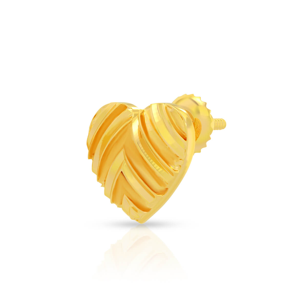Amiable Lustre 22K Gold Studs