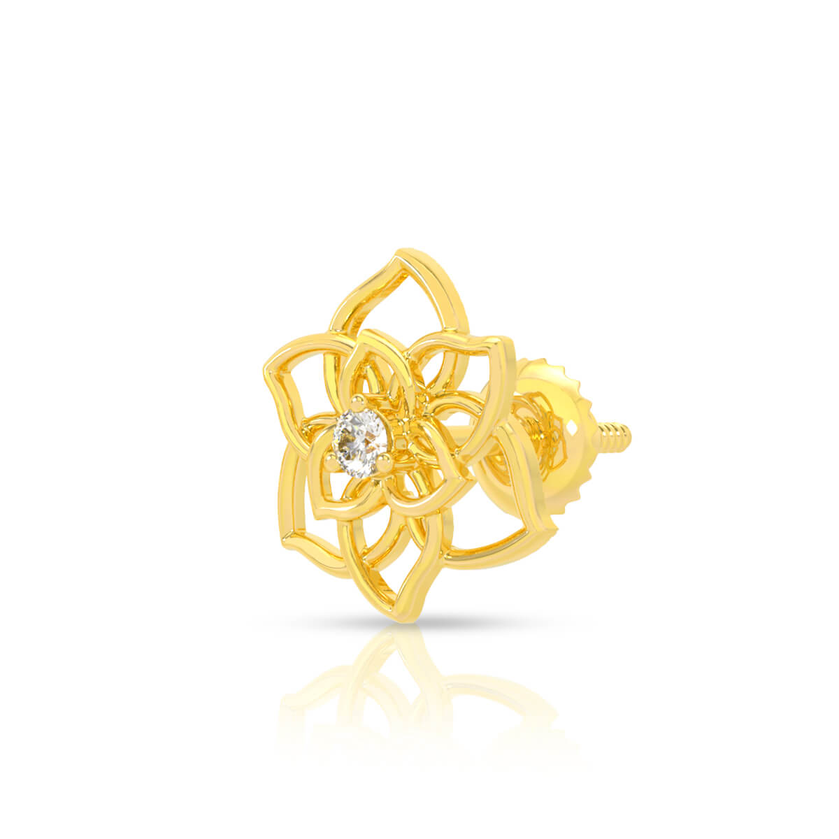 Mesmeric Maisy 22K Gold Studs