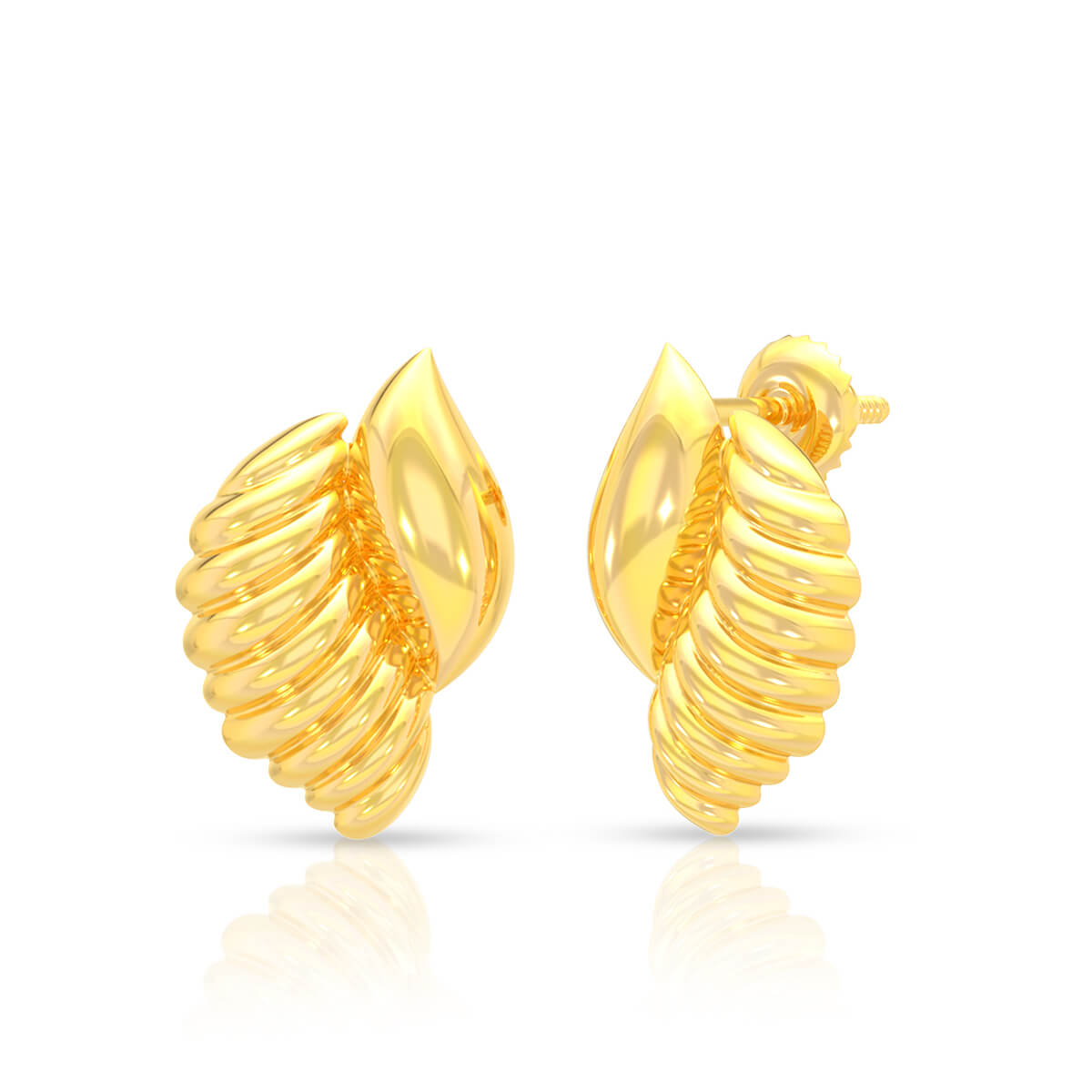 Alluring Glory 22K Gold Studs