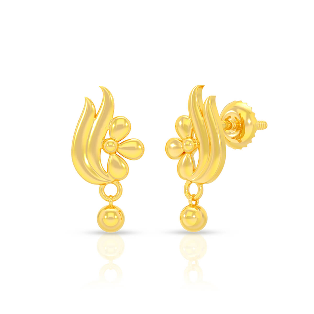 Flora Bleam 22K Gold Studs