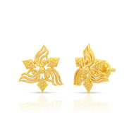 Magnetic Flora 22K Gold Studs