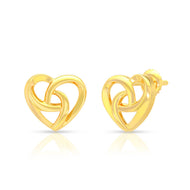 Petite Promise 22K Gold Heart Studs