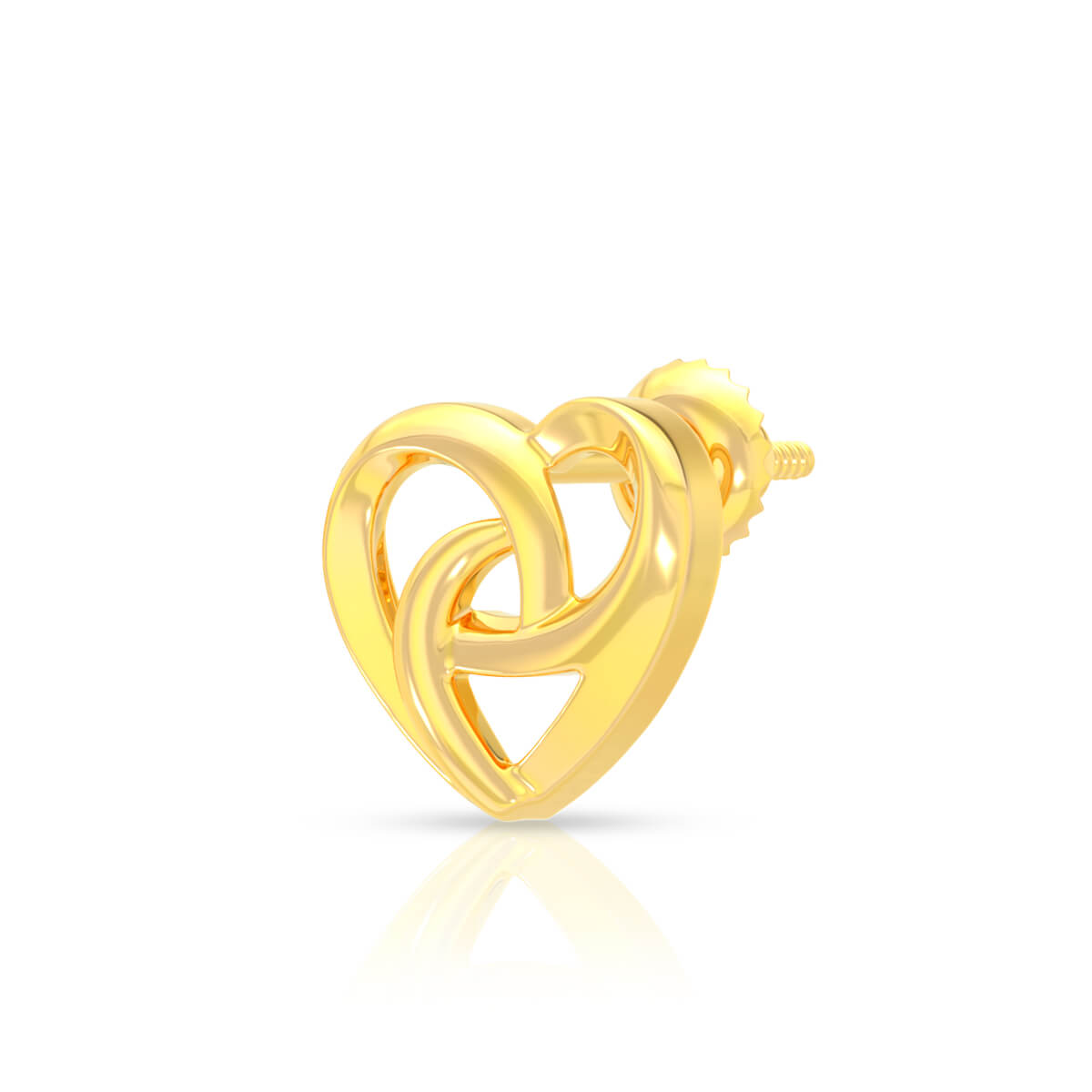 Petite Promise 22K Gold Heart Studs