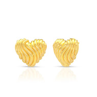 22K Love Blossom Gold Studs