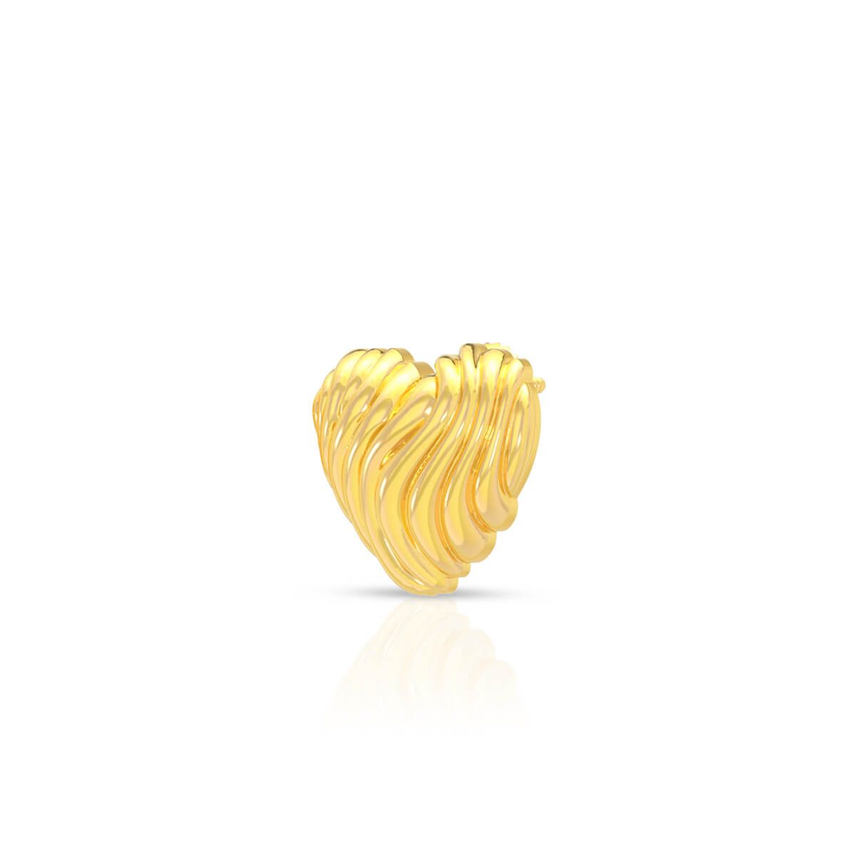 22K Love Blossom Gold Studs